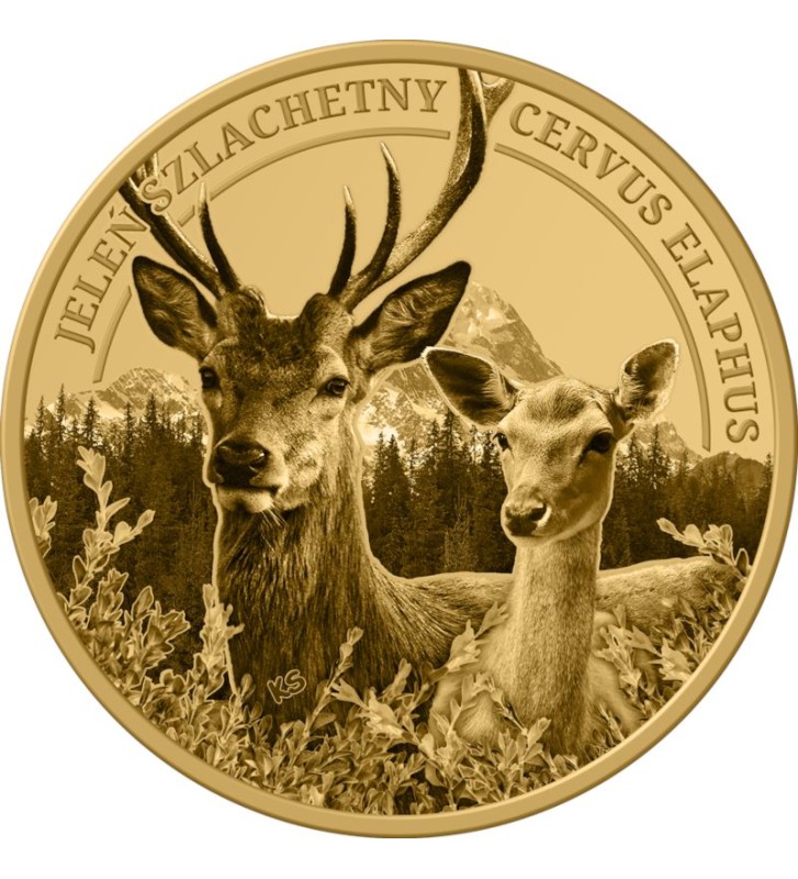 3 Denarius Red Deer - Animals of Poland 8,9 g GN 2021 3 Denarius Red Deer - Animals of Poland 8,9 g GN 2021