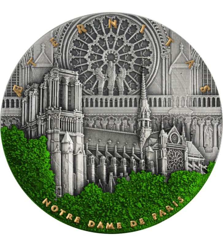 5$ Notre Dame 2 oz Ag 999 2021 Niue 5$ Notre Dame 2 oz Ag 999 2021 Niue