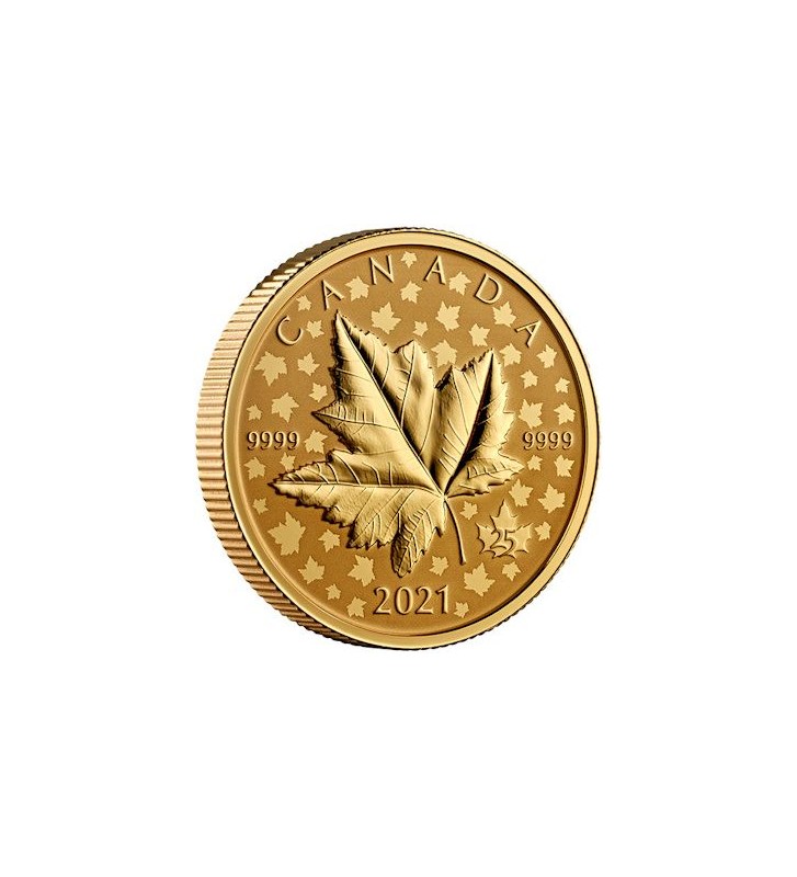 200$ Maple Leaf Celebration Piedfort 1 oz Au 999 Canada 2021 200$ Maple Leaf Celebration Piedfort 1 oz Au 999 Canada 2021