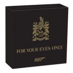 1$ Tylko Dla Twoich Oczu, James Bond 1 oz Ag 999 2021 Tuvalu
