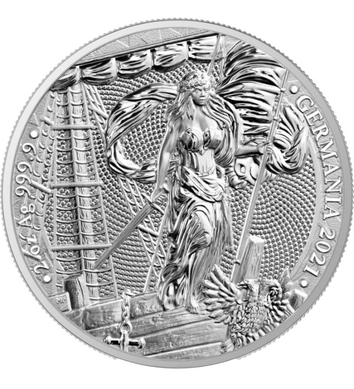 10 Mark Germania BU 2 oz Ag 999 2021 10 Mark Germania BU 2 oz Ag 999 2021