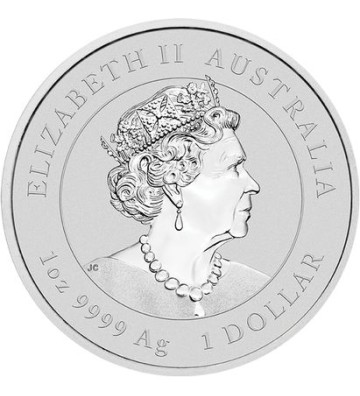 1$ Year of the Tiger 1 oz Ag 999 2022 Australia