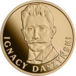 100 zł Ignacy Daszyński - Stulecie Odzyskania przez Polskę Niepodległości 8 g Au 900 2021