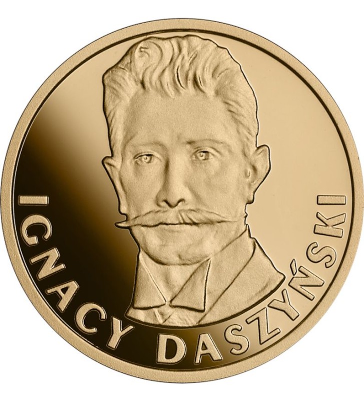 100 zł Ignacy Daszyński - 100th Anniversary of Regaining Independence by Poland 8 g Au 900 2021 100 zł Ignacy Daszyński - 100th Anniversary of Regaining Independence by Poland 8 g Au 900 2021