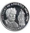 10$ 500 rocznica odkrycia Ameryki 10 g Ag 925 Cook 10$ 500 rocznica odkrycia Ameryki 10 g Ag 925 Cook