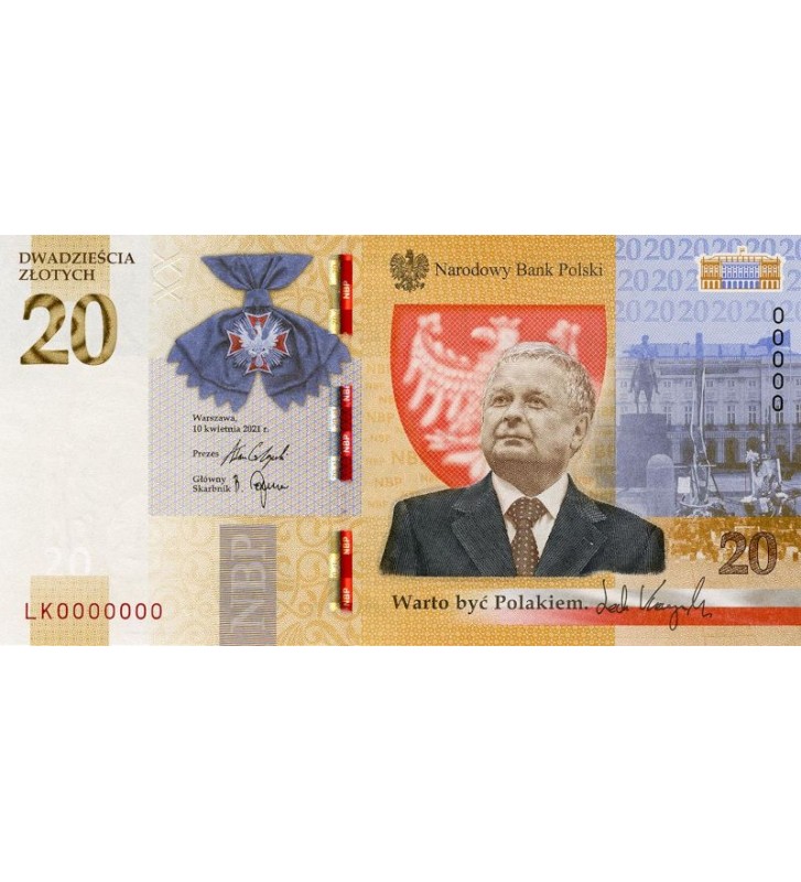 20 zł Lech Kaczyński - It is Worth Being a Pole