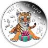 50¢ Baby Tiger 1/2 oz Ag 999 2022 Tuvalu
