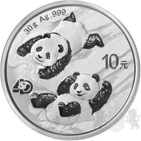 10 Yuan Chinese Panda 30 g Ag 999 2022
