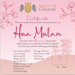 5$ Hua Mulan - Bohaterki 2 oz Ag 999 2021 Niue
