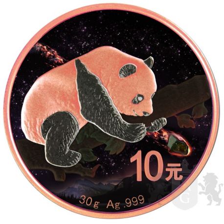 10 Yuan Fukang Meteorite China Panda