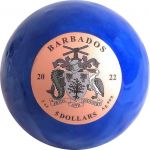 5$ Pangea Blue Marble 3 oz Ag 999 2022