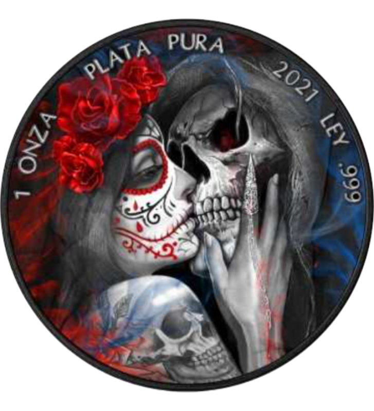 1 onza Dia De Los Muertos III Day Of The Dead Libertad 1 oz Ag 999 2021 1 onza Dia De Los Muertos III Day Of The Dead Libertad 1 oz Ag 999 2021