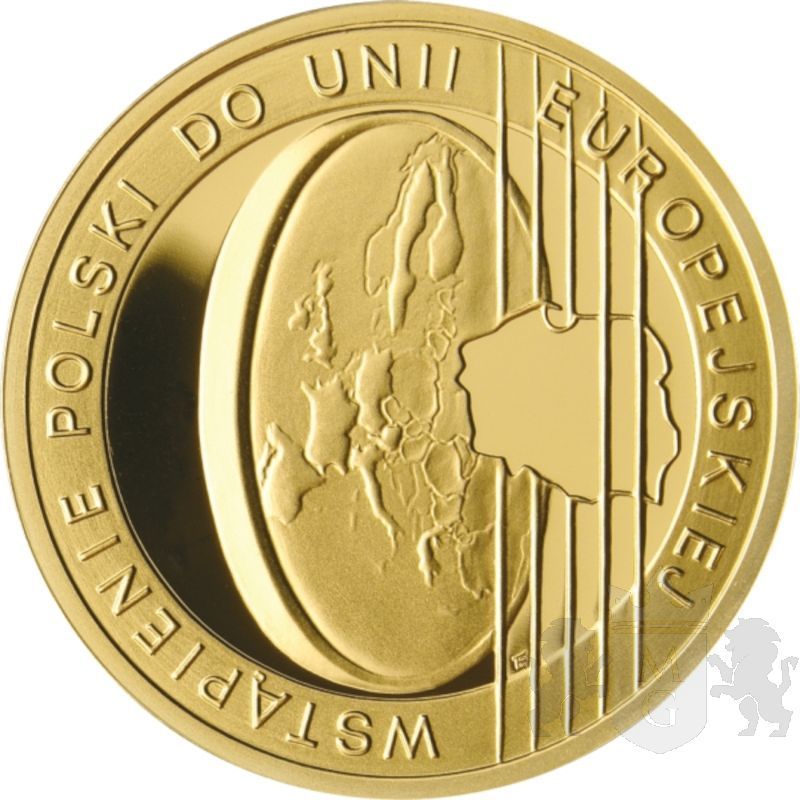 200 zł Poland's accession to the European Union 2004 Au 900 15,5g