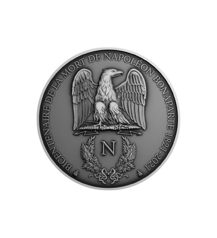 2000 Franków Napoleon Bonaparte, 200 Rocznica Śmierci 2 oz Ag 999 2021 2000 Franków Napoleon Bonaparte, 200 Rocznica Śmierci 2 oz Ag 999 2021