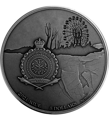 5$ Czarnobyl - Ludzkie Tragedie 2 oz Ag 999 2021 Niue