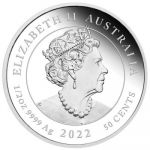 50¢ Newborn 2022 1/2 oz Ag 999 Australia