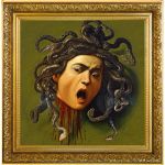 1$ Medusa, Caravaggio 450th Birthday Anniversary 1 oz Ag 999 2021 Niue