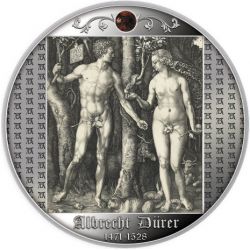 500 Francs Adam and Eve, 550. anniversary of birth of Albrecht Dürer 17,5 g Ag 999 2021 Cameroon