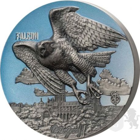 1500 Francs Falcon - Urban Hunters 3 oz Ag 999 2022
