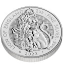 5£ Lew Anglii - Bestie Królestwa Tudorów 2 oz Ag 999 2022