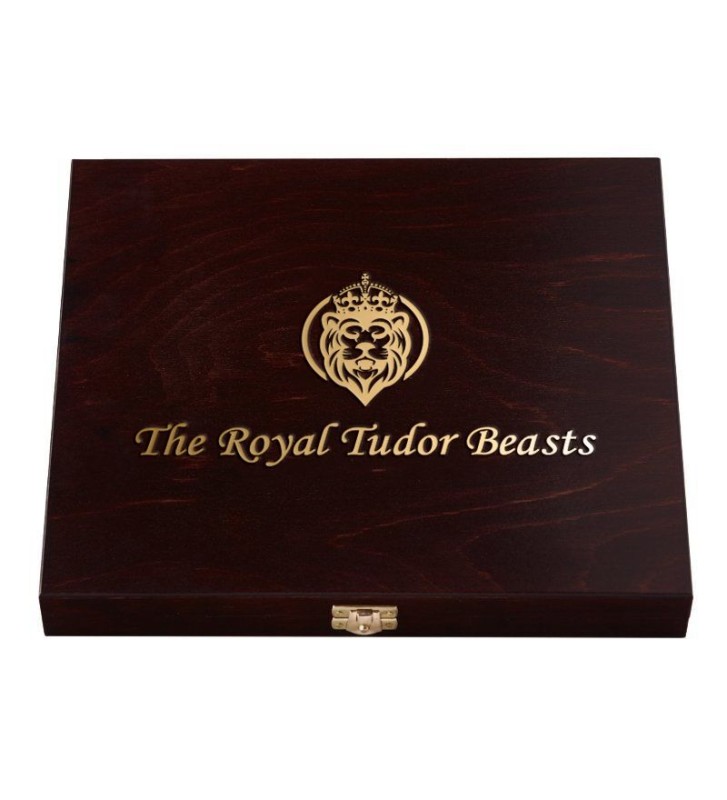 Wooden Box The Royal Tudor Beasts 2 oz