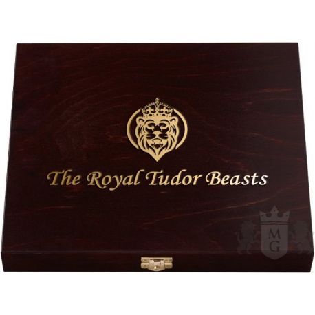 Wooden Box The Royal Tudor Beasts 1 oz Au