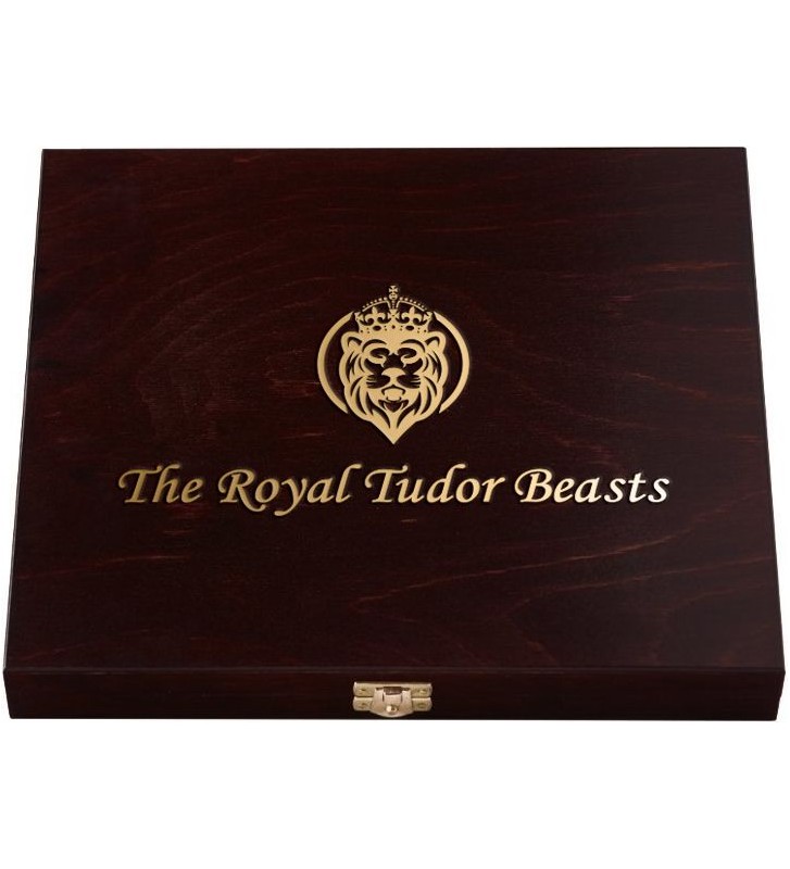 Wooden Box The Royal Tudor Beasts 1 oz Au