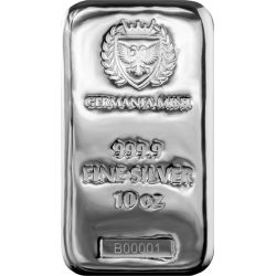 Silver Bar, Germania Mint 10 oz