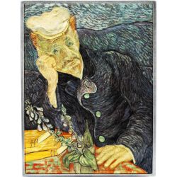 10000 Francs Portrait of Dr. Gachet, Vincent van Gogh 2 oz Ag 999 2021