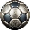10$ Fifa World Cup Piłka Nożna - Katar - Kulista Moneta - 3 oz Ag 2022