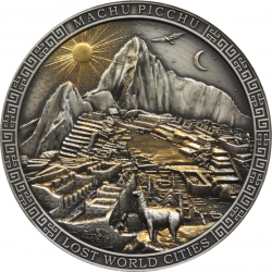5$ Machu Picchu - The Lost Cities 2 oz Ag 999 2022