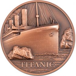 1$ Titanic 50 g Cu 2022 Wyspy Cooka
