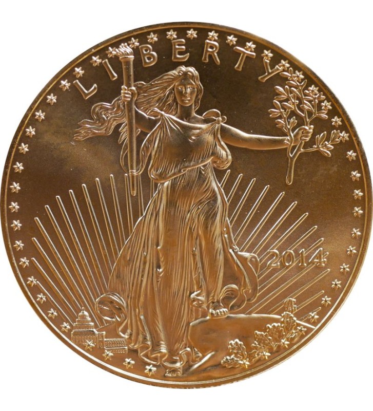 50$ American Eagle 1 oz Au 999 2014 50$ American Eagle 1 oz Au 999 2014