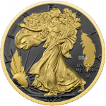 5$ American Eagle - Golden Ring 1 oz Ag 999 2022
