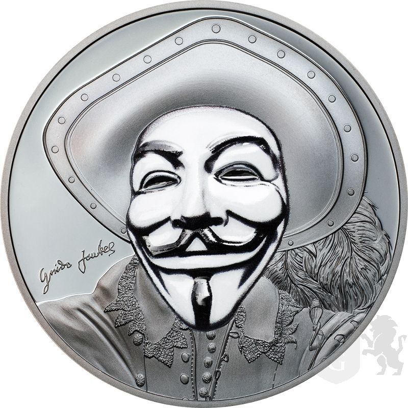 5$ Anonymous II, Historic Guy Fawkes Mask