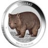 1$ Australian Wombat color 1 oz Ag 999 2022 Australia