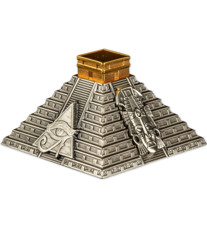 50 Córdobas Mayan Pyramid 5 oz Ag 999 2022 Nicaragua 50 Córdobas Mayan Pyramid 5 oz Ag 999 2022 Nicaragua
