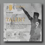 5$ Talent - Robert Lewandowski, Droga do marzeń  2 oz Ag 999 2022 Niue