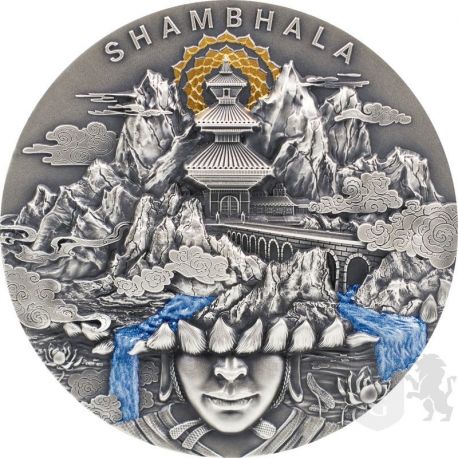 5$ Shambhala - Legendary Lands 2 oz Ag 999 2022 Niue