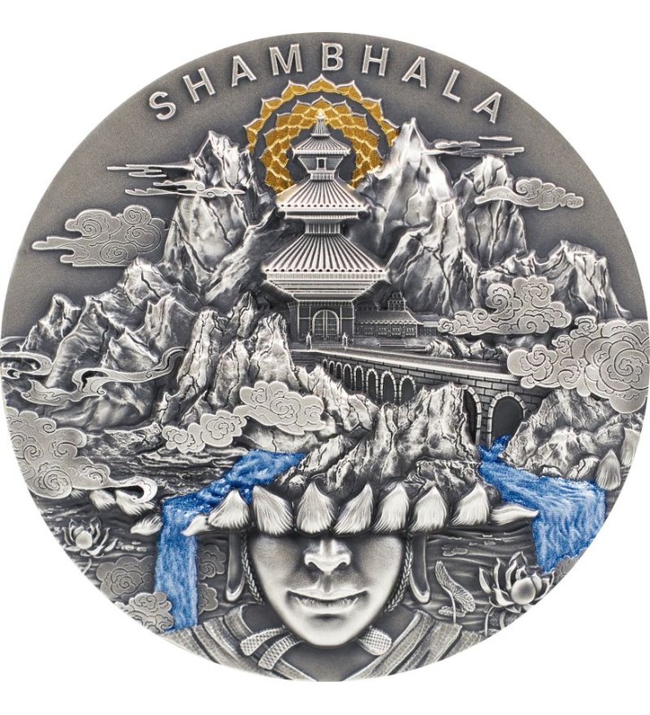 5$ Shambhala - Legendary Lands 2 oz Ag 999 2022 Niue