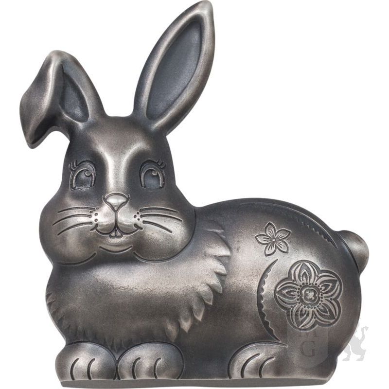 1000 Togrog Sweet Silver Rabbit - Lunar 1 oz Ag 999 2023 Mongolia
