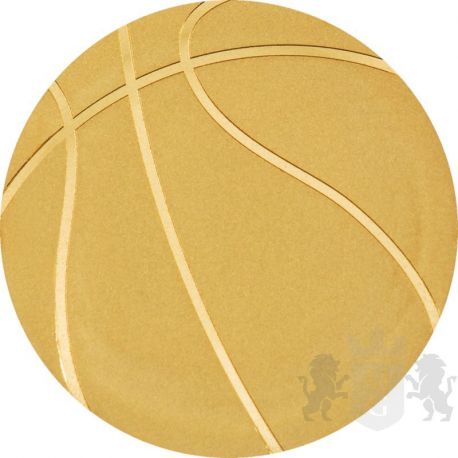 1$ Basketball - Special Shapes 0,5 g Au 999 2022 Palau