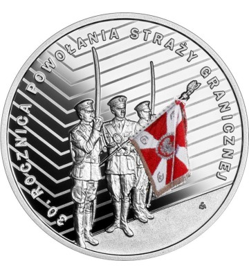 10zł 30. rocznica powołania Straży Granicznej 14,14 g Ag 925 2022