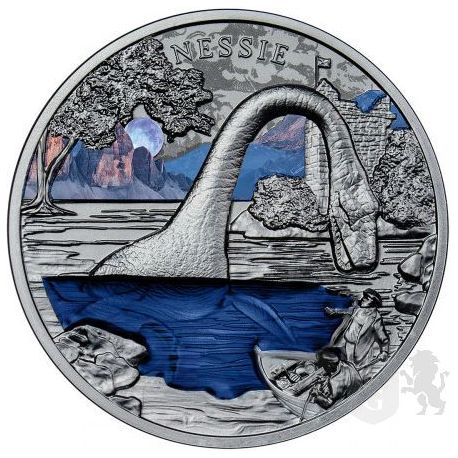 2$ Nessie, The Loch Ness Monster 32,9 g Ag 999 2022