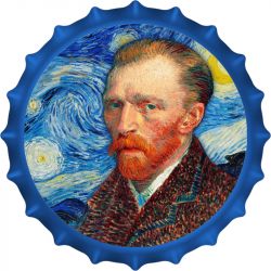 1000 Franków Van Gogh Kapsel 6 g Ag 999 2022