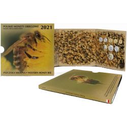 Pszczoła - Zestaw Monet Obiegowych 2021