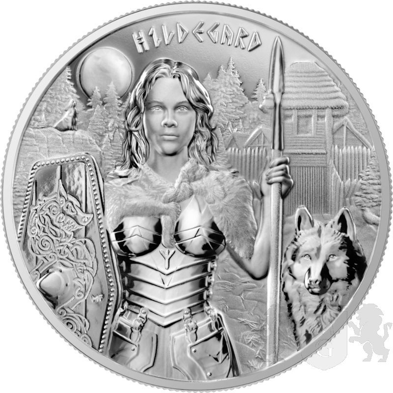 5 Marek Hildegarda - Valkyries 1 oz Ag 999 2022 BU