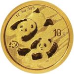 500 Yuan Chińska Panda 24h 30 g Au 999 2022
