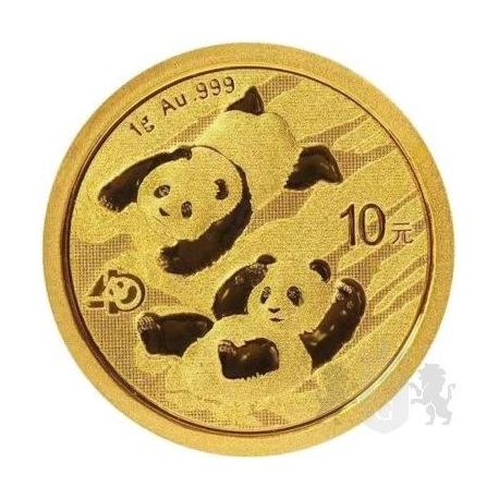 500 Yuan Chinese Panda 24h 30 g Au 999 2022