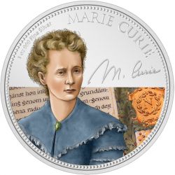 2$ Maria Curie - Kobiety w Historii 1 oz Ag 999 2022 Niue